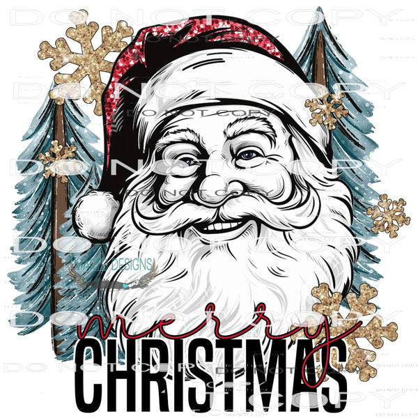 Merry Christmas #7455 Sublimation transfers - Heat Transfer