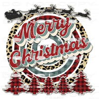 Merry Christmas #7679 Sublimation transfer - Heat Transfer
