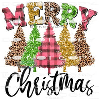Merry Christmas #7692 Sublimation transfer - Heat Transfer