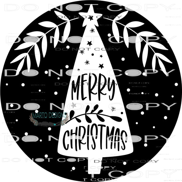 Merry Christmas #7983 Sublimation transfers - Heat Transfer