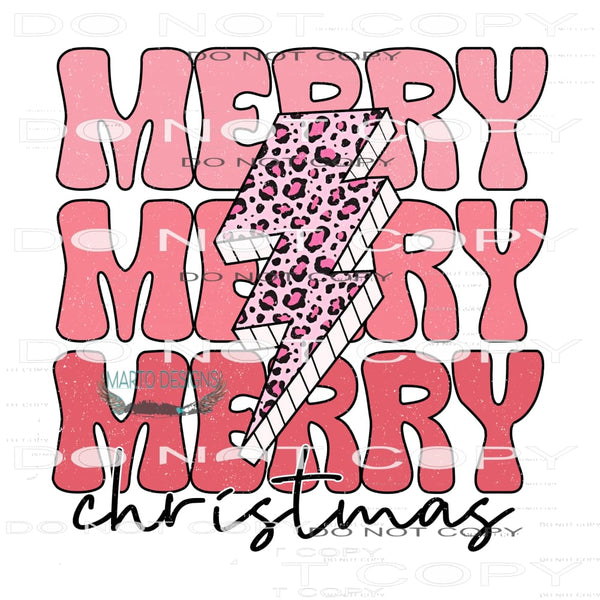 Merry Christmas #8006 Sublimation transfers - Heat Transfer