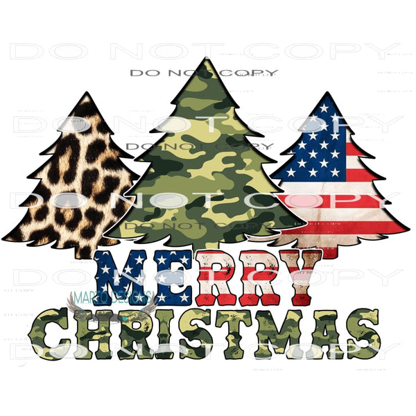 Merry Christmas #8082 Sublimation transfers - Heat Transfer