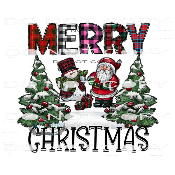 Merry Christmas #8085 Sublimation transfers - Heat Transfer
