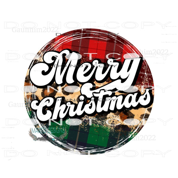 Merry Christmas #8131 Sublimation transfers - Heat Transfer