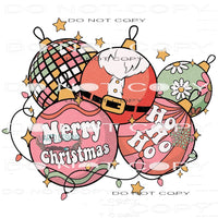 Merry Christmas #8154 Sublimation transfers - Heat Transfer