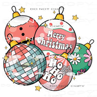 Merry Christmas #8165 Sublimation transfers - Heat Transfer