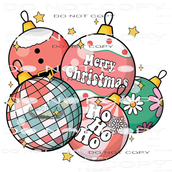 Merry Christmas #8165 Sublimation transfers - Heat Transfer
