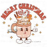 Merry Christmas #8174 Sublimation transfers - Heat Transfer
