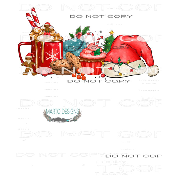 Merry Christmas #8243 Sublimation transfers - Heat Transfer