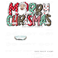 Merry Christmas #8250 Sublimation transfers - Heat Transfer