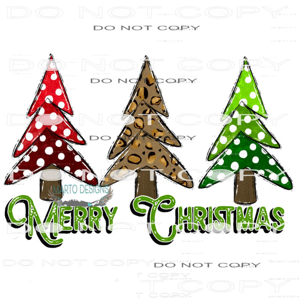Merry Christmas #8456 Sublimation transfers - Heat Transfer