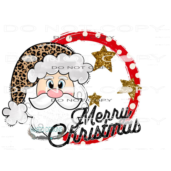 Merry Christmas #8473 Sublimation transfers - Heat Transfer