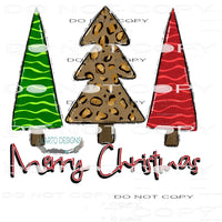 Merry Christmas #8475 Sublimation transfers - Heat Transfer
