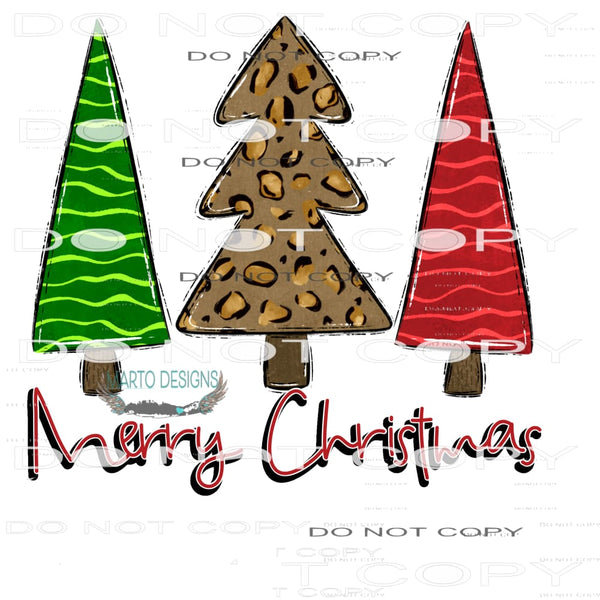 Merry Christmas #8475 Sublimation transfers - Heat Transfer