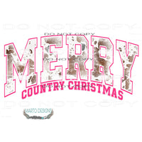 Merry Country Christmas #6702 Sublimation transfers - Heat