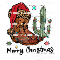 Merry Cowboy Christmas #8348 Sublimation transfers - Heat