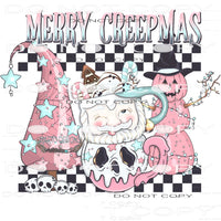 Merry Creepmas #6925 Sublimation transfers - Heat Transfer