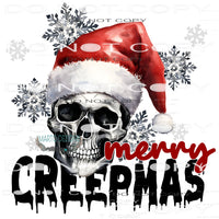 Merry Creepmas #7408 Sublimation transfers - Heat Transfer