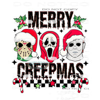 Merry Creepmas #8545 Sublimation transfers - Heat Transfer