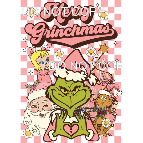 Merry Grinchmas #204 Sublimation transfers - Heat Transfer