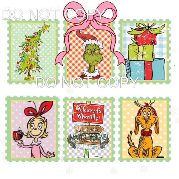 Merry Grinchmas #207 Sublimation transfers - Heat Transfer