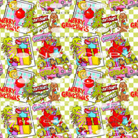 Merry Grinchmas #7286 Sublimation transfers - Heat Transfer