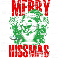 Merry Hissmas #8824 Sublimation transfers - Heat Transfer