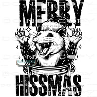 Merry Hissmas #8828 Sublimation transfers - Heat Transfer