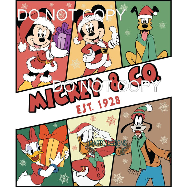 Mickey and Co #287 Sublimation transfers - Heat Transfer