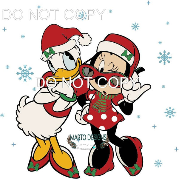 Mickey Christmas #305 Sublimation transfers - Heat Transfer