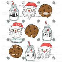 Milk And Cookies #8162 Sublimation transfers - Heat Transfer