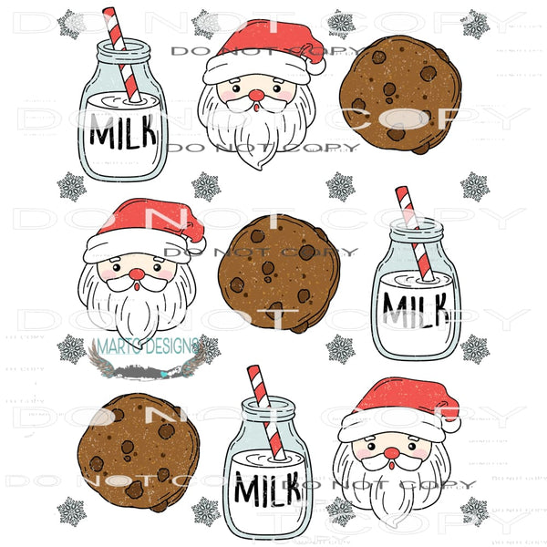 Milk And Cookies #8162 Sublimation transfers - Heat Transfer