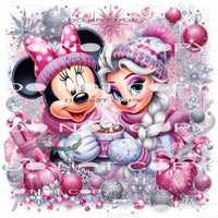 Mini And Elsa #8592 Sublimation transfers - Heat Transfer