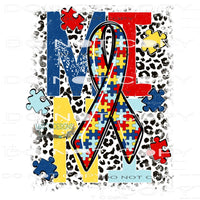 Mini Autism Acceptance #10363 Sublimation transfers - Heat