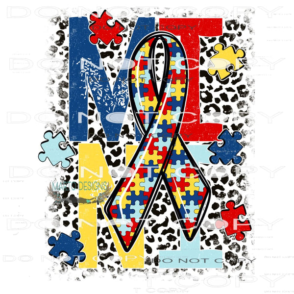 Mini Autism Acceptance #10363 Sublimation transfers - Heat