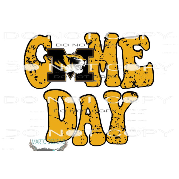 Missouri Game Day #10962 Sublimation transfer - Heat