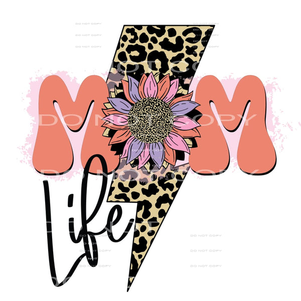 Mom Life #4999 Sublimation transfers - Heat Transfer Graphic