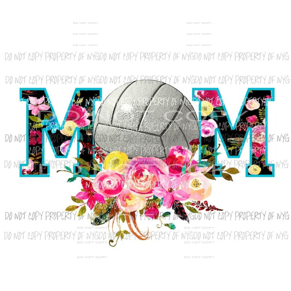 MOM volleyball Sublimation transfers Heat Transfer