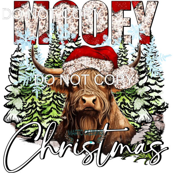 Mooey Christmas #8812 Sublimation transfers - Heat Transfer