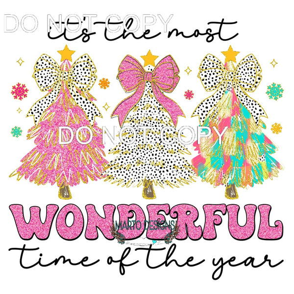 Most Wonderful Time #148 Sublimation transfers - Heat