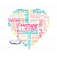 Mother #8571 Sublimation transfers - Heat Transfer Graphic