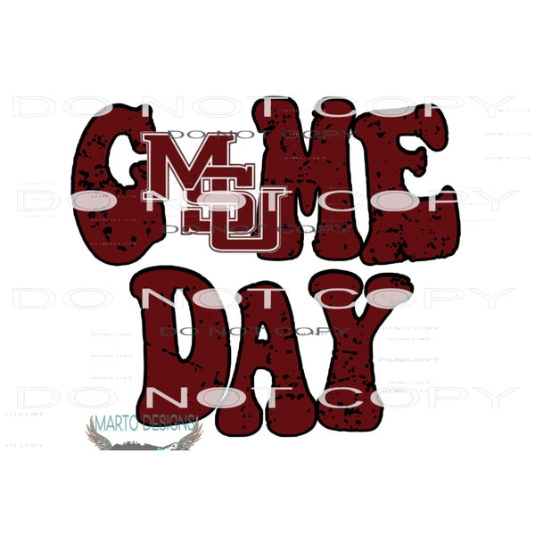 MSU Game Day #10981 Sublimation transfer - Heat Transfer