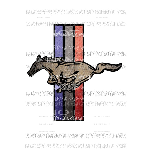 Mustang Sublimation transfers Heat Transfer