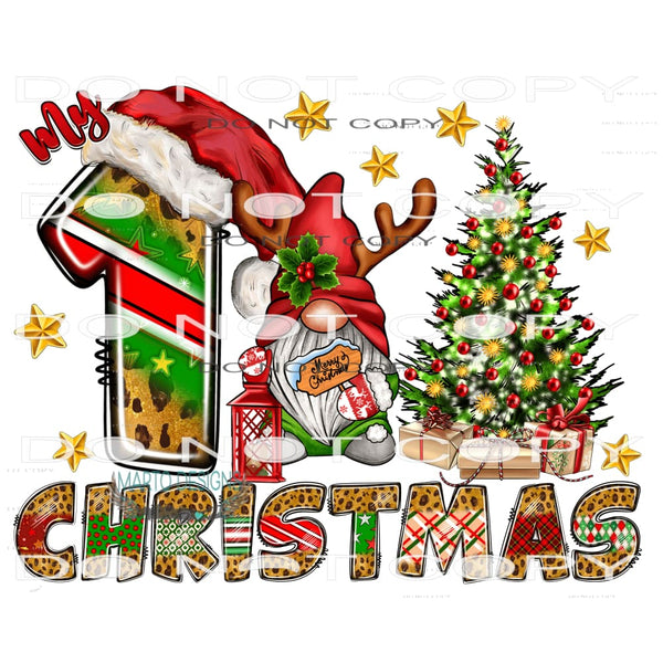 My 1st Christmas #7456 Sublimation transfers - Heat Transfer