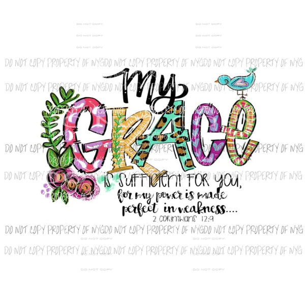 My Grace Sublimation transfers Heat Transfer