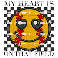 My Heart Is On That Field #10305 Sublimation transfers