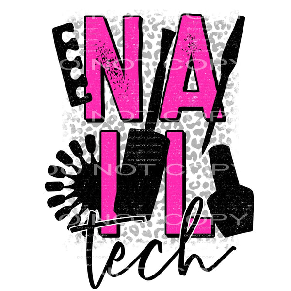 Nail Tech # 331 Sublimation transfers - Heat Transfer