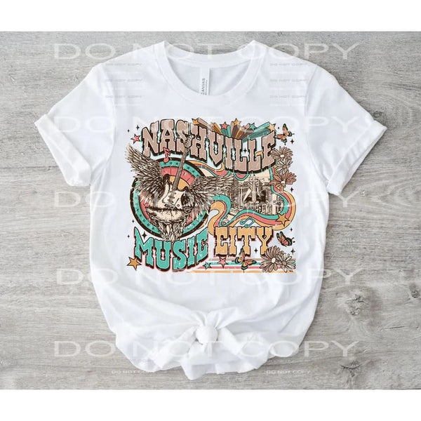 Nashville Music City #4596 Sublimation transfers - Heat
