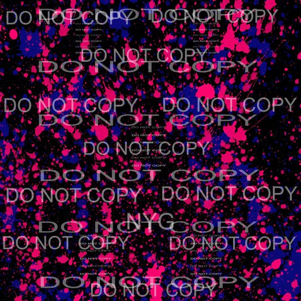 Neon Paint Splatter Sheet #13 Sublimation transfers - 13 x 9