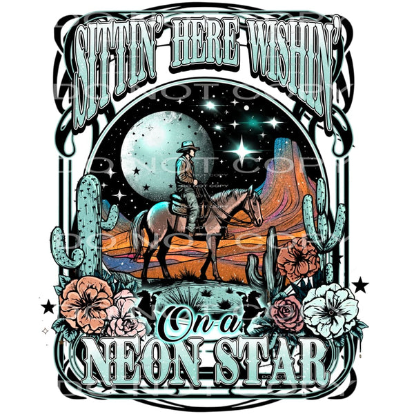 Neon Star # 220 Sublimation transfers - Heat Transfer